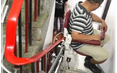 騰城樓梯升降椅-台中無障礙爬梯電梯-潘家