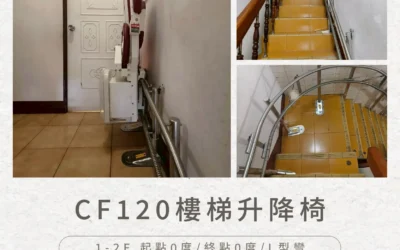 CF120 Stairlift|Installation Case for Mr. Tsai in Kaohsiung