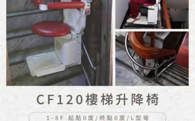 CF120 樓梯升降椅 不用再擔心電梯，回到安心上下樓的日常